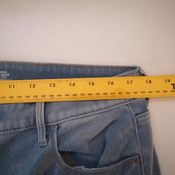 Old Navy Rockstar Ladies Size 16 Tall Super Skinny High Rise Light Wash Jeans - Picture 10 of 12